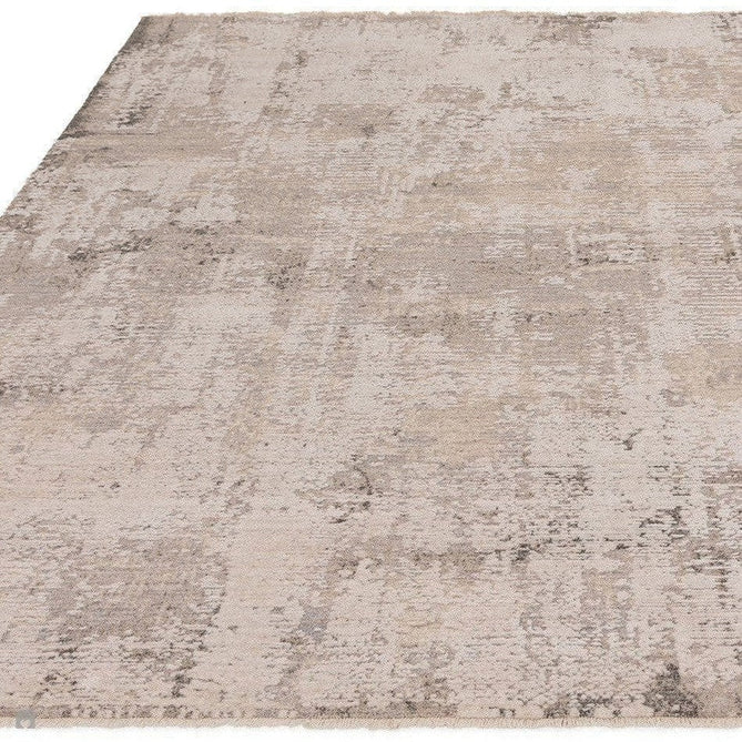 Seville 03 Olite Modern Abstract Distressed Hi-Low Textured Soft-Touch Space-Dyed Polyester Low Flat-Pile Beige/Grey/Cream Rug-Asiatic Carpets-Rug Love - The Most Loved Rug Store