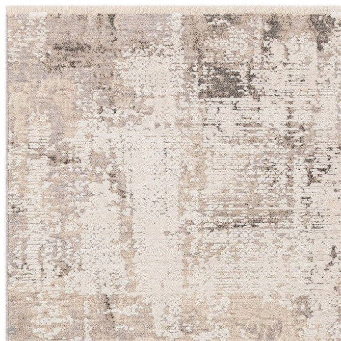 Seville 03 Olite Modern Abstract Distressed Hi-Low Textured Soft-Touch Space-Dyed Polyester Low Flat-Pile Beige/Grey/Cream Rug-Asiatic Carpets-Rug Love - The Most Loved Rug Store