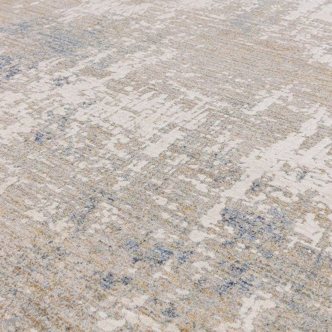 Seville 04 Valsain Modern Abstract Distressed Hi-Low Textured Soft-Touch Space-Dyed Polyester Low Profile Short Pile Beige/Natural/Blue/Cream/Grey/Multi Rug-Asiatic Carpets-Rug Love - The Most Loved Rug Store