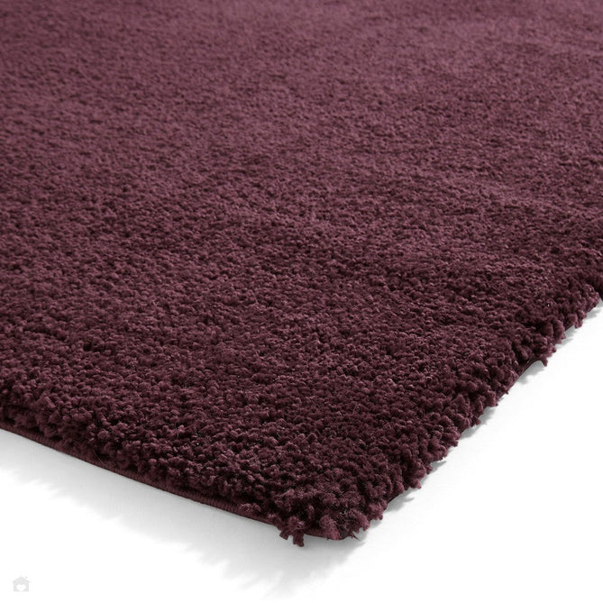 Sierra 9000 Plush Soft High-Density Stain-Resistant Plain Textured Polypropylene Shaggy Purple Rug-Think Rugs-Rug Love - The Most Loved Rug Store