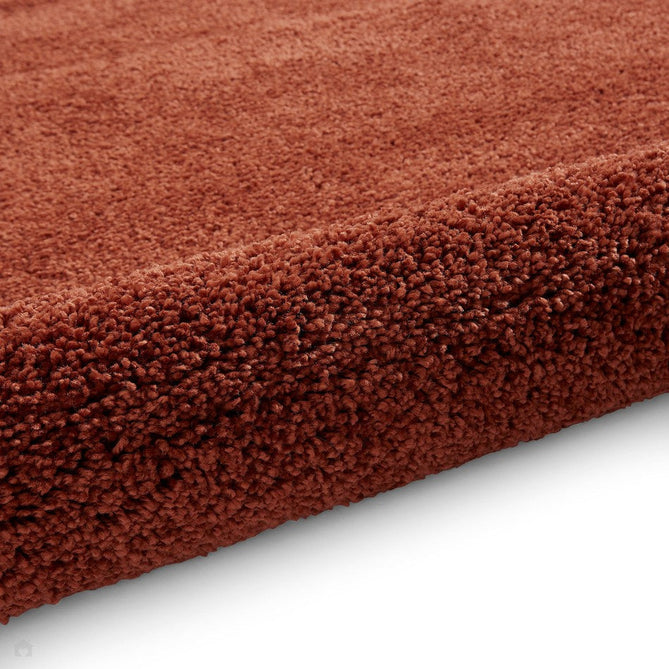 Sierra 9000 Plush Soft High-Density Stain-Resistant Plain Textured Polypropylene Shaggy Terracotta Rug-Think Rugs-Rug Love - The Most Loved Rug Store