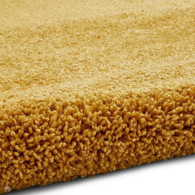 Sierra 9000 Plush Soft High-Density Stain-Resistant Plain Textured Polypropylene Shaggy Yellow Rug-Think Rugs-Rug Love - The Most Loved Rug Store