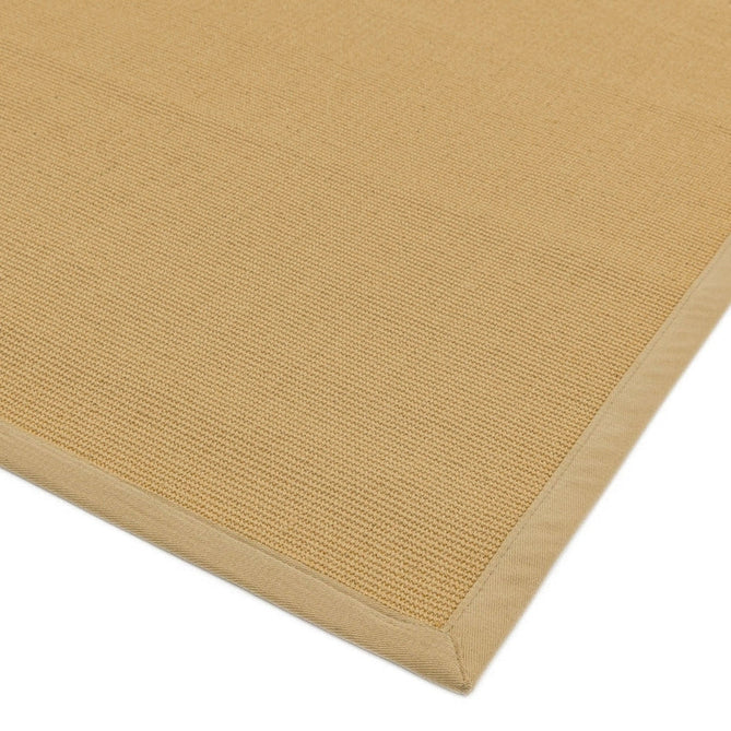 Sisal Cotton Border Plain Natural Fibre Ribbed Textured Flatweave Linen/Linen Runner-Asiatic Carpets-Rug Love - The Most Loved Rug Store