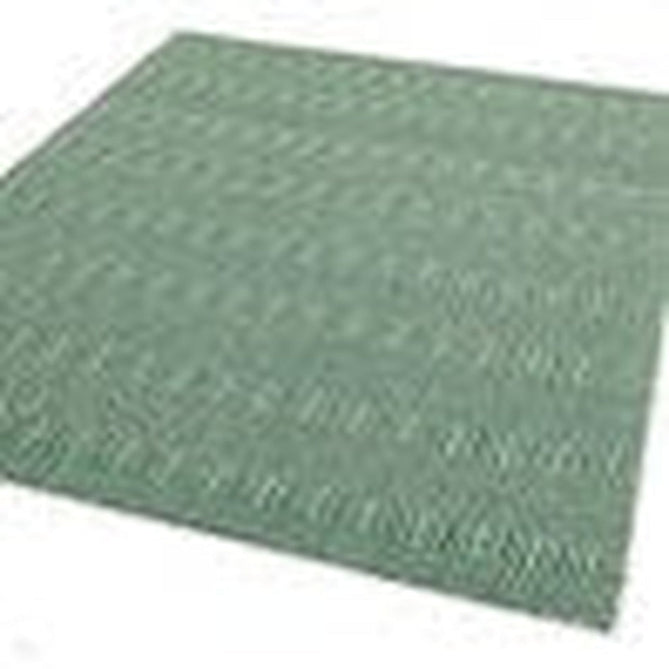 Sloan Modern Geometric Hand-Woven Wool&Cotton Soft-Touch Durable Textured Flatweave Green Runner-Asiatic Carpets-Rug Love - The Most Loved Rug Store