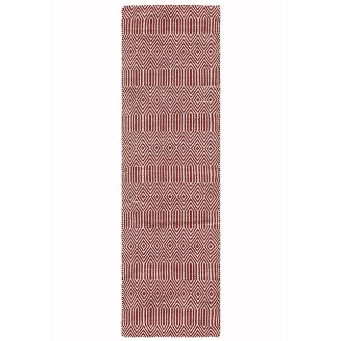 Sloan Modern Geometric Hand-Woven Wool&Cotton Soft-Touch Durable Textured Flatweave Marsala Rug-Asiatic Carpets-Rug Love - The Most Loved Rug Store