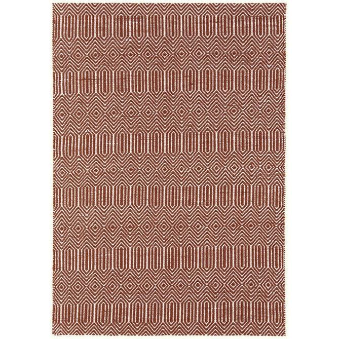 Sloan Modern Geometric Hand-Woven Wool&Cotton Soft-Touch Durable Textured Flatweave Marsala Rug-Asiatic Carpets-Rug Love - The Most Loved Rug Store