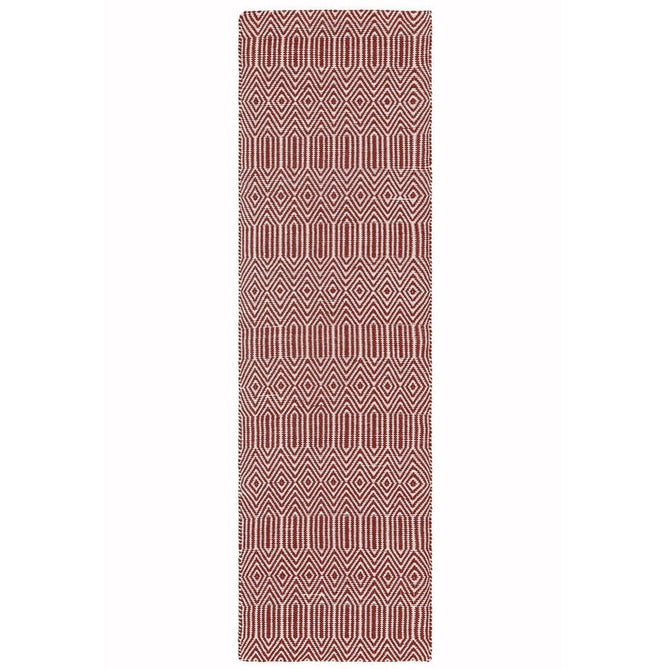 Sloan Modern Geometric Hand-Woven Wool&Cotton Soft-Touch Durable Textured Flatweave Marsala Rug-Asiatic Carpets-Rug Love - The Most Loved Rug Store