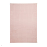 Snug Super-Soft Fuzzy Texture Plain Blush Pink Rug