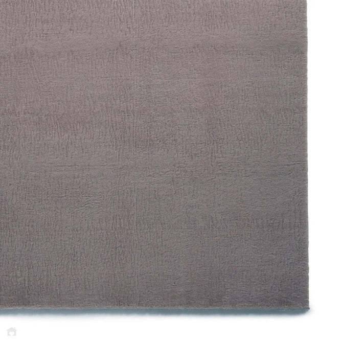 Snug Super-Soft Fuzzy Texture Plain Dark Grey Rug-Think Rugs-Rug Love - The Most Loved Rug Store