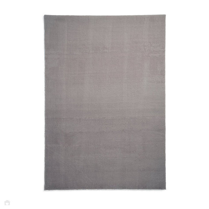 Snug Super-Soft Fuzzy Texture Plain Dark Grey Rug-Think Rugs-Rug Love - The Most Loved Rug Store