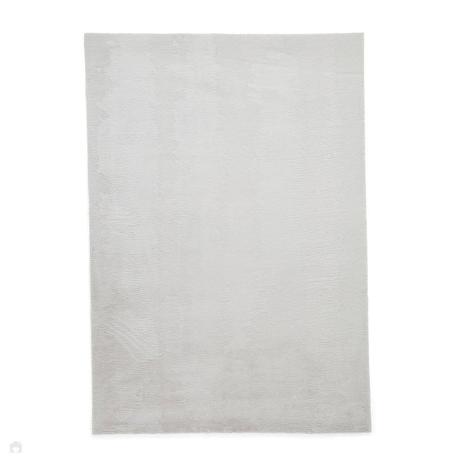 Snug Super-Soft Fuzzy Texture Plain Light Grey Rug-Think Rugs-Rug Love - The Most Loved Rug Store