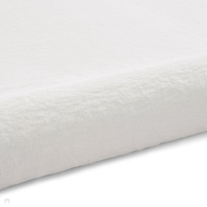 Snug Super-Soft Fuzzy Texture Plain White Rug-Think Rugs-Rug Love - The Most Loved Rug Store