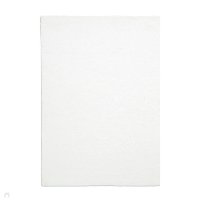 Snug Super-Soft Fuzzy Texture Plain White Rug-Think Rugs-Rug Love - The Most Loved Rug Store