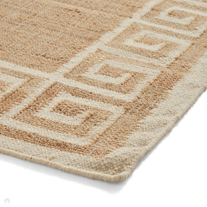 Spartan 29578 Modern Hand-Woven Jute Plain Border Flatweave Natural/Ivory Natural/Ivory Rug-Think Rugs-Rug Love - The Most Loved Rug Store