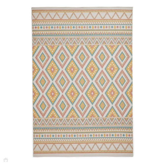 Spectrum E3145 Modern Abstract Durable Stain-Resistant Weatherproof Flatweave In-Outdoor Multicolour Rug-Think Rugs-Rug Love - The Most Loved Rug Store