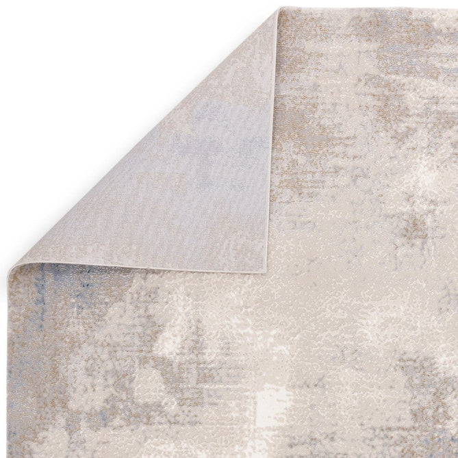 Stellar ST05 Modern Abstract Distressed Metallic Shimmer Hi-Low Textured Smooth Soft-Touch Short Low Pile Blue/Grey/Cream/Beige Rug-Asiatic Carpets-Rug Love - The Most Loved Rug Store