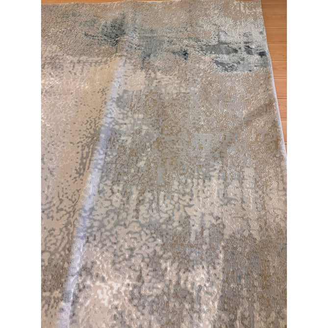 Stellar ST05 Modern Abstract Distressed Metallic Shimmer Hi-Low Textured Smooth Soft-Touch Short Low Pile Blue/Grey/Cream/Beige Rug-Asiatic Carpets-Rug Love - The Most Loved Rug Store