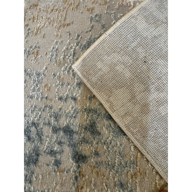 Stellar ST05 Modern Abstract Distressed Metallic Shimmer Hi-Low Textured Smooth Soft-Touch Short Low Pile Blue/Grey/Cream/Beige Rug-Asiatic Carpets-Rug Love - The Most Loved Rug Store