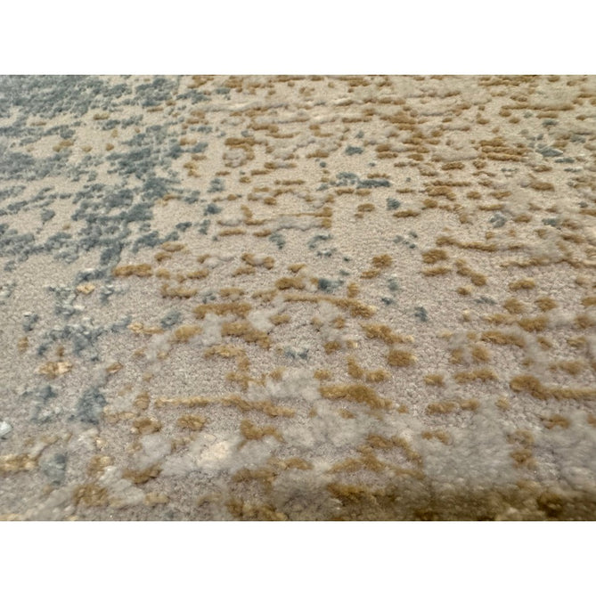 Stellar ST05 Modern Abstract Distressed Metallic Shimmer Hi-Low Textured Smooth Soft-Touch Short Low Pile Blue/Grey/Cream/Beige Rug-Asiatic Carpets-Rug Love - The Most Loved Rug Store