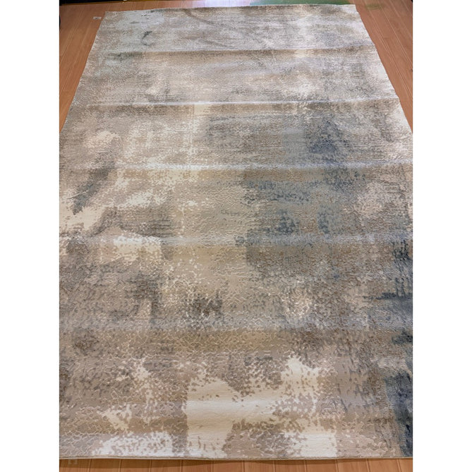 Stellar ST05 Modern Abstract Distressed Metallic Shimmer Hi-Low Textured Smooth Soft-Touch Short Low Pile Blue/Grey/Cream/Beige Rug-Asiatic Carpets-Rug Love - The Most Loved Rug Store