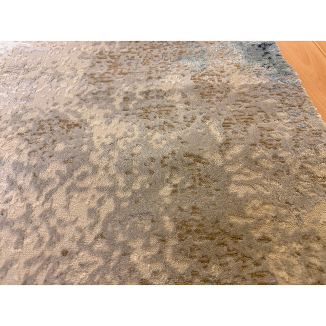 Stellar ST05 Modern Abstract Distressed Metallic Shimmer Hi-Low Textured Smooth Soft-Touch Short Low Pile Blue/Grey/Cream/Beige Rug-Asiatic Carpets-Rug Love - The Most Loved Rug Store