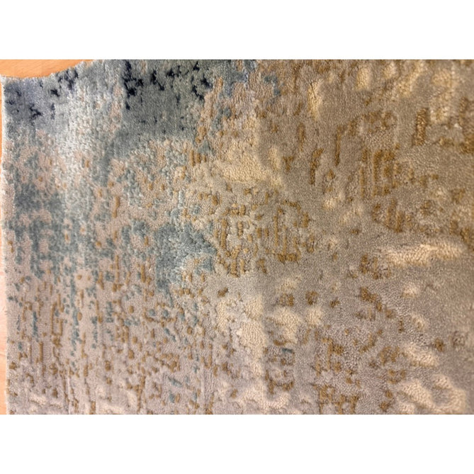 Stellar ST05 Modern Abstract Distressed Metallic Shimmer Hi-Low Textured Smooth Soft-Touch Short Low Pile Blue/Grey/Cream/Beige Rug-Asiatic Carpets-Rug Love - The Most Loved Rug Store