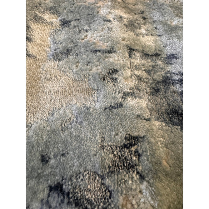 Stellar ST05 Modern Abstract Distressed Metallic Shimmer Hi-Low Textured Smooth Soft-Touch Short Low Pile Blue/Grey/Cream/Beige Rug-Asiatic Carpets-Rug Love - The Most Loved Rug Store