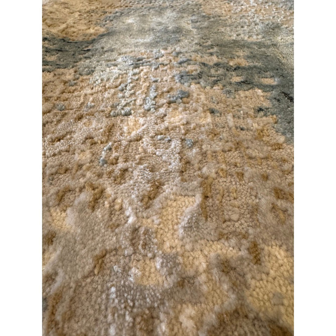 Stellar ST05 Modern Abstract Distressed Metallic Shimmer Hi-Low Textured Smooth Soft-Touch Short Low Pile Blue/Grey/Cream/Beige Rug-Asiatic Carpets-Rug Love - The Most Loved Rug Store