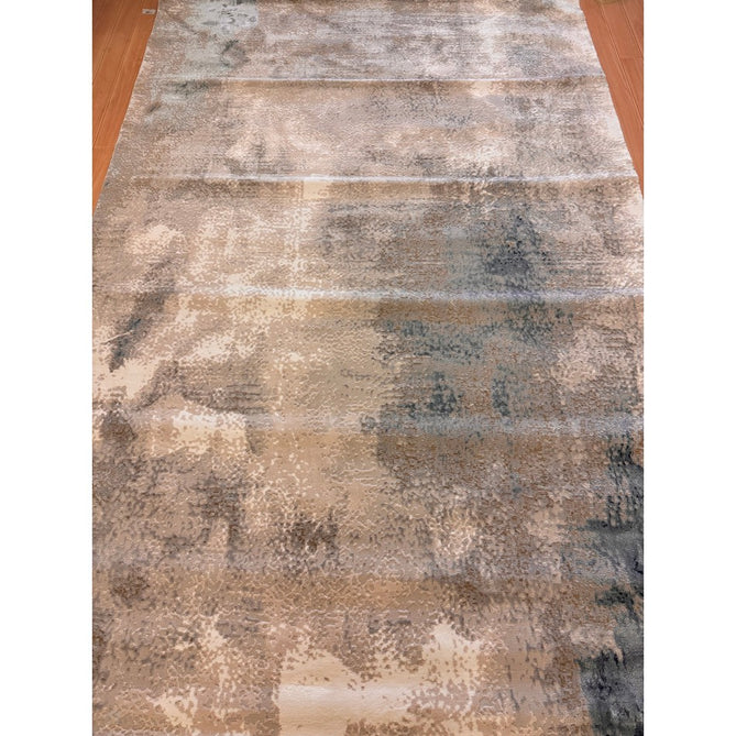 Stellar ST05 Modern Abstract Distressed Metallic Shimmer Hi-Low Textured Smooth Soft-Touch Short Low Pile Blue/Grey/Cream/Beige Rug-Asiatic Carpets-Rug Love - The Most Loved Rug Store