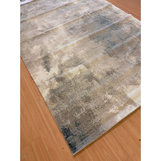 Stellar ST05 Modern Abstract Distressed Metallic Shimmer Hi-Low Textured Smooth Soft-Touch Short Low Pile Blue/Grey/Cream/Beige Rug-Asiatic Carpets-Rug Love - The Most Loved Rug Store