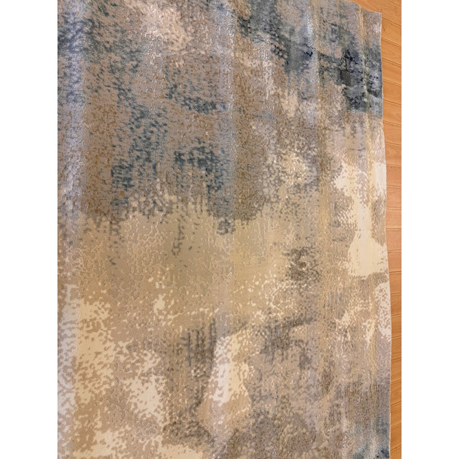 Stellar ST05 Modern Abstract Distressed Metallic Shimmer Hi-Low Textured Smooth Soft-Touch Short Low Pile Blue/Grey/Cream/Beige Rug-Asiatic Carpets-Rug Love - The Most Loved Rug Store