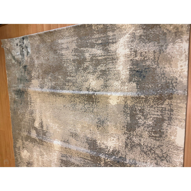 Stellar ST05 Modern Abstract Distressed Metallic Shimmer Hi-Low Textured Smooth Soft-Touch Short Low Pile Blue/Grey/Cream/Beige Rug-Asiatic Carpets-Rug Love - The Most Loved Rug Store