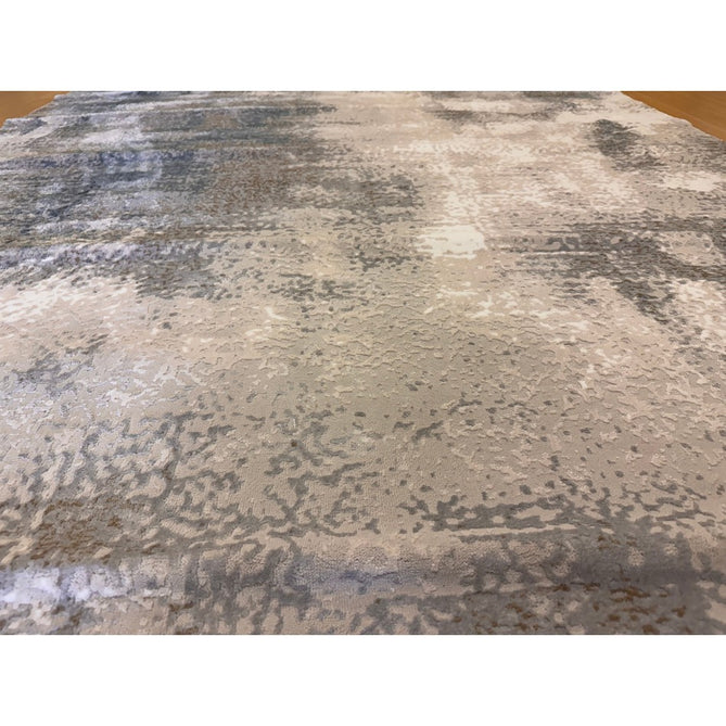 Stellar ST05 Modern Abstract Distressed Metallic Shimmer Hi-Low Textured Smooth Soft-Touch Short Low Pile Blue/Grey/Cream/Beige Rug-Asiatic Carpets-Rug Love - The Most Loved Rug Store