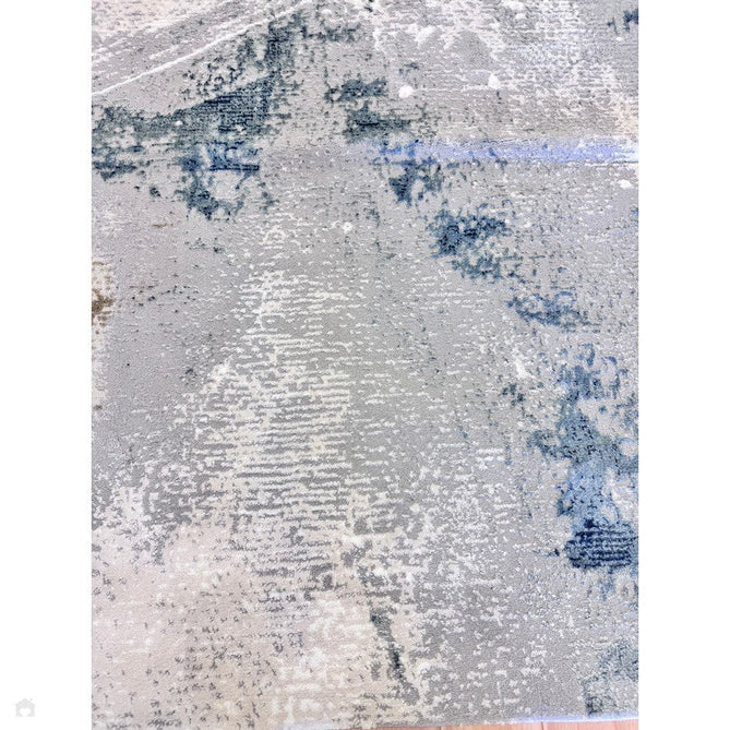 Stellar ST06 Modern Abstract Distressed Metallic Shimmer Hi-Low Textured Smooth Soft-Touch Short Low Pile Blue/Grey/Cream/Beige Rug-Asiatic Carpets-Rug Love - The Most Loved Rug Store