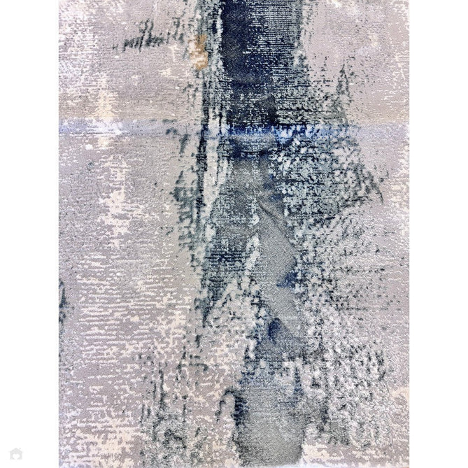 Stellar ST06 Modern Abstract Distressed Metallic Shimmer Hi-Low Textured Smooth Soft-Touch Short Low Pile Blue/Grey/Cream/Beige Rug-Asiatic Carpets-Rug Love - The Most Loved Rug Store