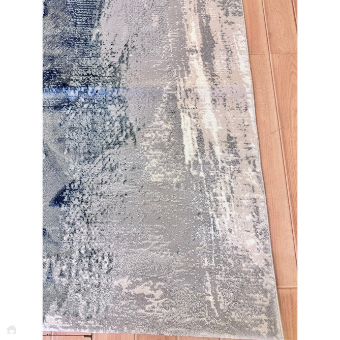 Stellar ST06 Modern Abstract Distressed Metallic Shimmer Hi-Low Textured Smooth Soft-Touch Short Low Pile Blue/Grey/Cream/Beige Rug-Asiatic Carpets-Rug Love - The Most Loved Rug Store