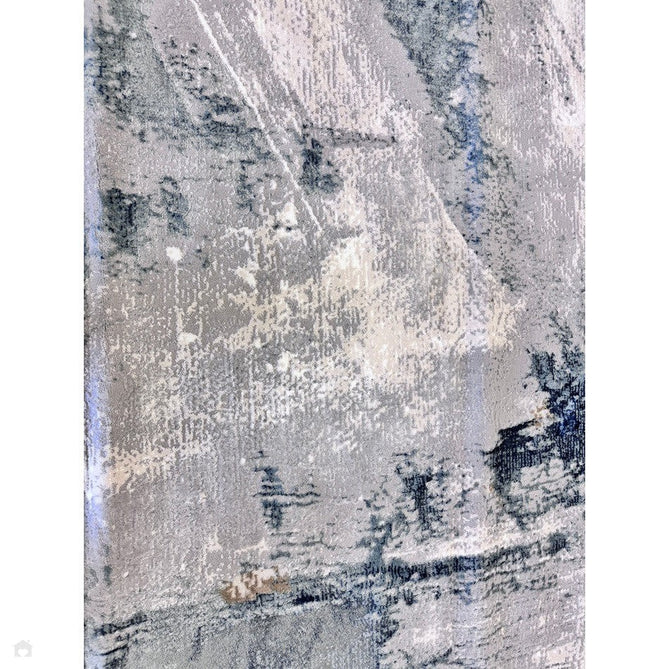 Stellar ST06 Modern Abstract Distressed Metallic Shimmer Hi-Low Textured Smooth Soft-Touch Short Low Pile Blue/Grey/Cream/Beige Rug-Asiatic Carpets-Rug Love - The Most Loved Rug Store