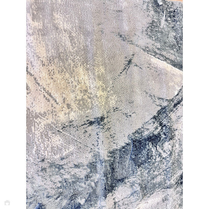 Stellar ST06 Modern Abstract Distressed Metallic Shimmer Hi-Low Textured Smooth Soft-Touch Short Low Pile Blue/Grey/Cream/Beige Rug-Asiatic Carpets-Rug Love - The Most Loved Rug Store