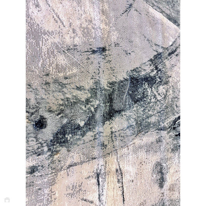 Stellar ST06 Modern Abstract Distressed Metallic Shimmer Hi-Low Textured Smooth Soft-Touch Short Low Pile Blue/Grey/Cream/Beige Rug-Asiatic Carpets-Rug Love - The Most Loved Rug Store