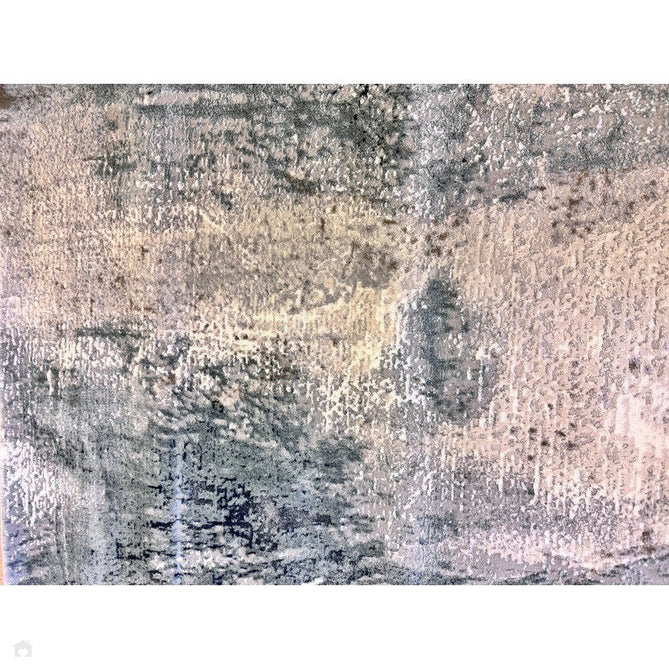 Stellar ST06 Modern Abstract Distressed Metallic Shimmer Hi-Low Textured Smooth Soft-Touch Short Low Pile Blue/Grey/Cream/Beige Rug-Asiatic Carpets-Rug Love - The Most Loved Rug Store