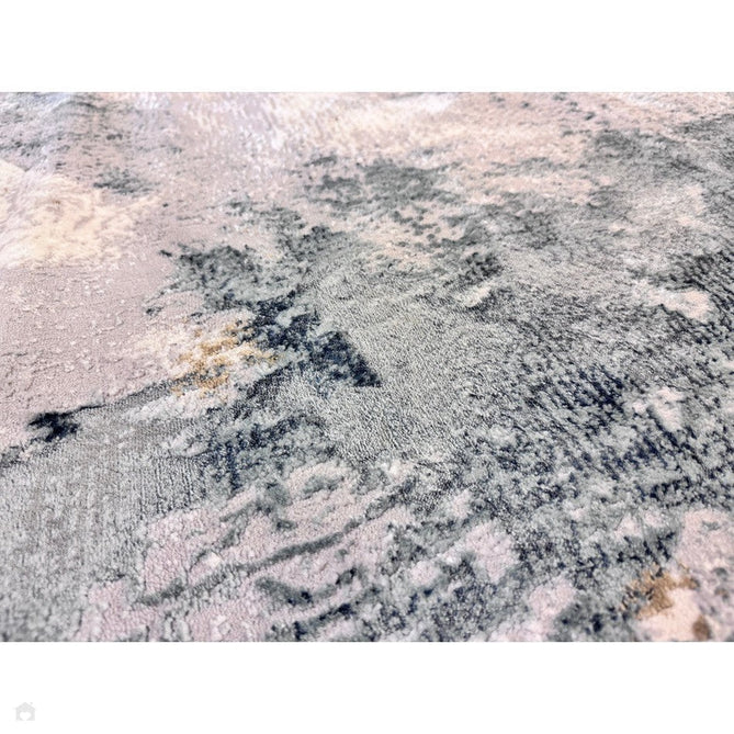 Stellar ST06 Modern Abstract Distressed Metallic Shimmer Hi-Low Textured Smooth Soft-Touch Short Low Pile Blue/Grey/Cream/Beige Rug-Asiatic Carpets-Rug Love - The Most Loved Rug Store