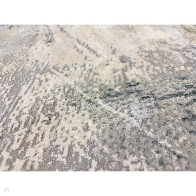 Stellar ST06 Modern Abstract Distressed Metallic Shimmer Hi-Low Textured Smooth Soft-Touch Short Low Pile Blue/Grey/Cream/Beige Rug-Asiatic Carpets-Rug Love - The Most Loved Rug Store