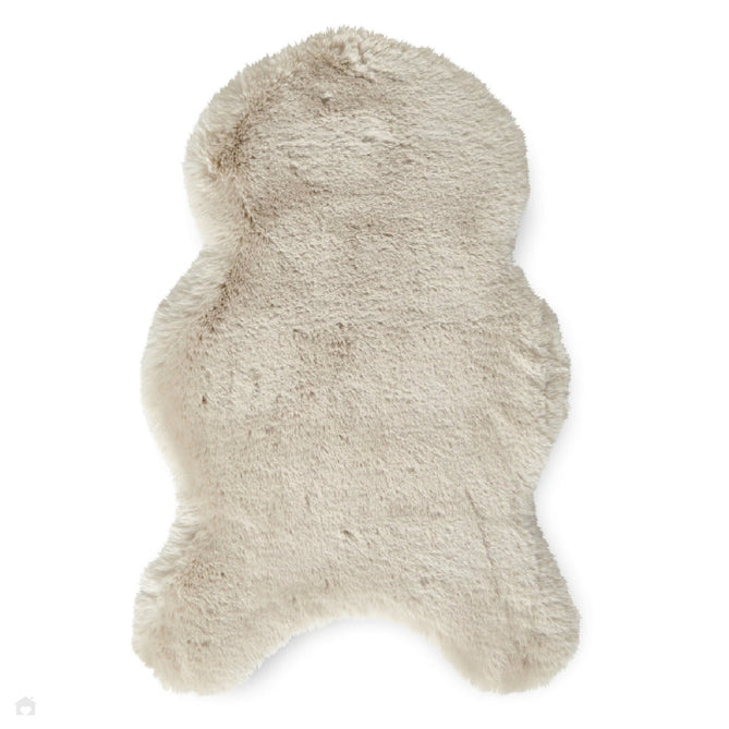 Super Teddy Super Soft Plush Hi Pile Silky Faux Fur Polyester Shaggy Sheepskin Beige Rug-Think Rugs-Rug Love - The Most Loved Rug Store