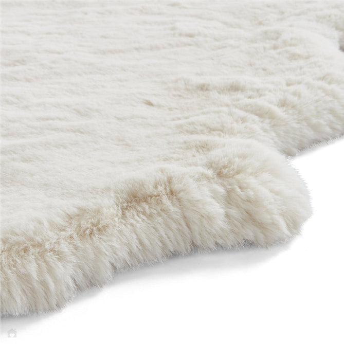 Super Teddy Super Soft Plush Hi Pile Silky Faux Fur Polyester Shaggy Sheepskin Ivory Rug-Think Rugs-Rug Love - The Most Loved Rug Store