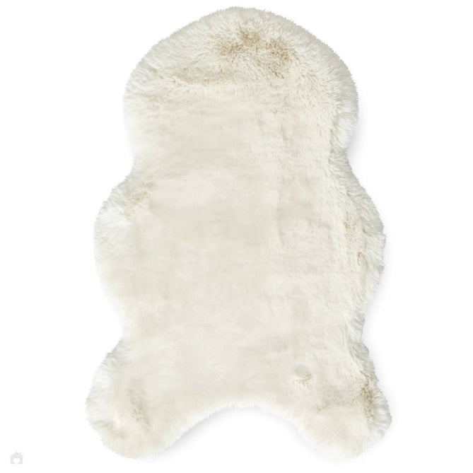 Super Teddy Super Soft Plush Hi Pile Silky Faux Fur Polyester Shaggy Sheepskin Ivory Rug-Think Rugs-Rug Love - The Most Loved Rug Store