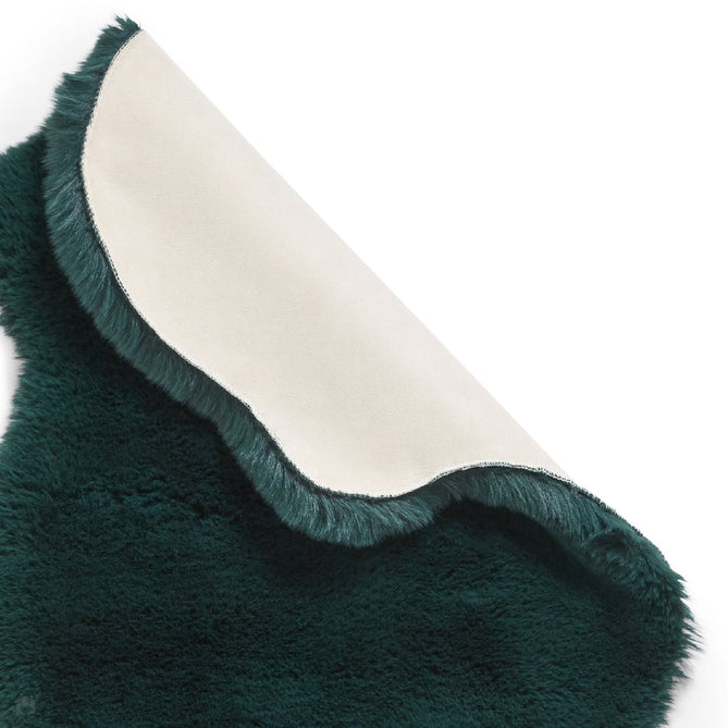 Super Teddy Super Soft Plush Hi Pile Silky Faux Fur Polyester Shaggy Sheepskin Jewel Green Rug-Think Rugs-Rug Love - The Most Loved Rug Store