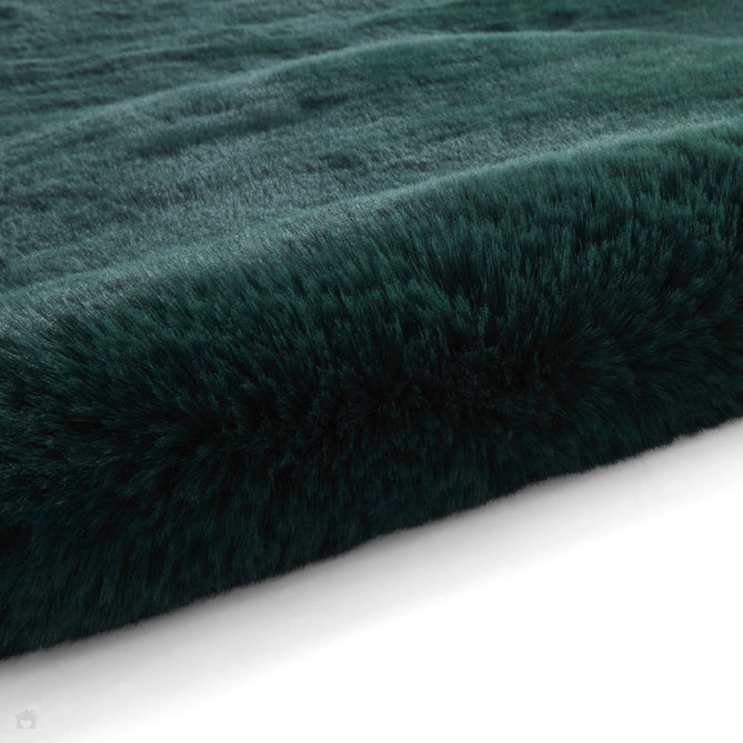 Super Teddy Super Soft Plush Hi Pile Silky Faux Fur Polyester Shaggy Sheepskin Jewel Green Rug-Think Rugs-Rug Love - The Most Loved Rug Store