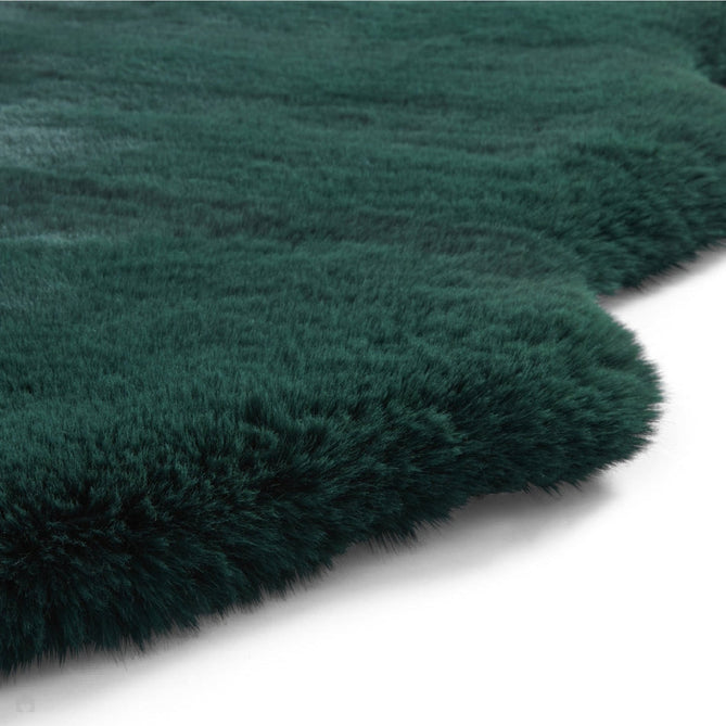 Super Teddy Super Soft Plush Hi Pile Silky Faux Fur Polyester Shaggy Sheepskin Jewel Green Rug-Think Rugs-Rug Love - The Most Loved Rug Store