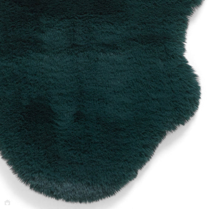 Super Teddy Super Soft Plush Hi Pile Silky Faux Fur Polyester Shaggy Sheepskin Jewel Green Rug-Think Rugs-Rug Love - The Most Loved Rug Store