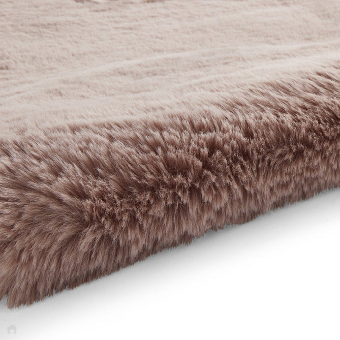 Super Teddy Super Soft Plush Hi Pile Silky Faux Fur Polyester Shaggy Sheepskin Rose Rug-Think Rugs-Rug Love - The Most Loved Rug Store